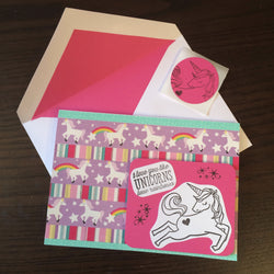 Unicorn Love Greeting Card